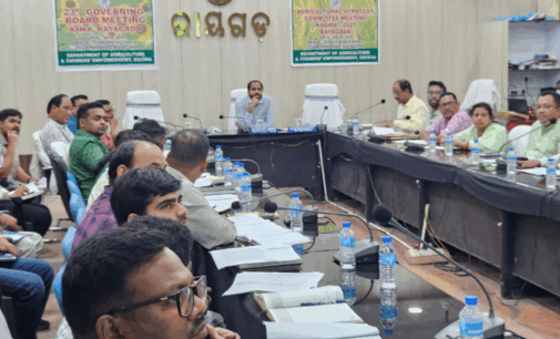 Rayagada: District-level Kharif Crop Planning Committee meeting conducted