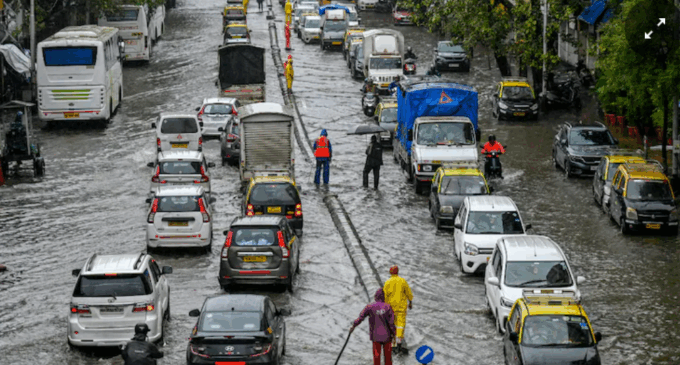 Relentless rain cripples Mumbai; roads submerged, over 250 flights delayed