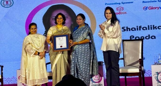 Great Accomplishment: Shaifalika Panda wins Shakti Award at ‘We Women Want Conclave 2025′