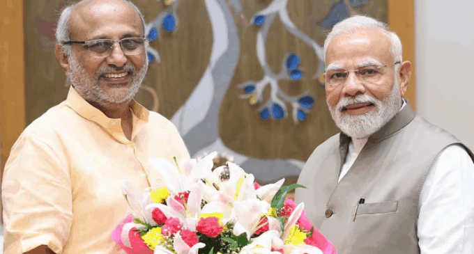 NDA’s vice-presidential nominee reaches Delhi; meets PM Modi, other leaders