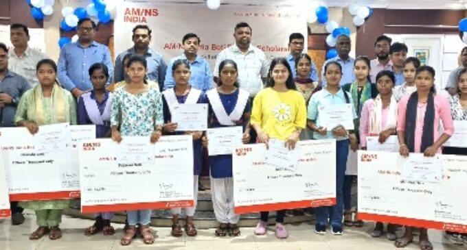 ArcelorMittal Nippon Steel India awards Beti Padhao Scholarships to 84 girl students in Odisha