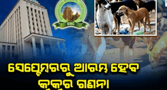 ସେପ୍ଟେମ୍ବରରୁ ବିଏମସି କୁକୁର ଗଣିବ