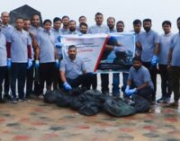 Sea beach cleaning drive at Paradeep by AM/NS Ports