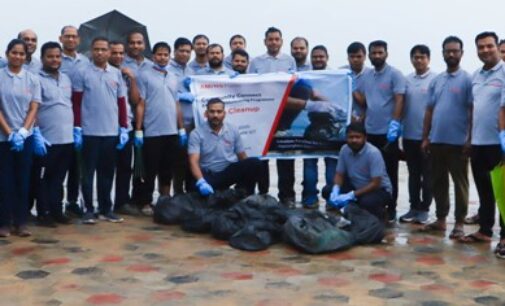Sea beach cleaning drive at Paradeep by AM/NS Ports