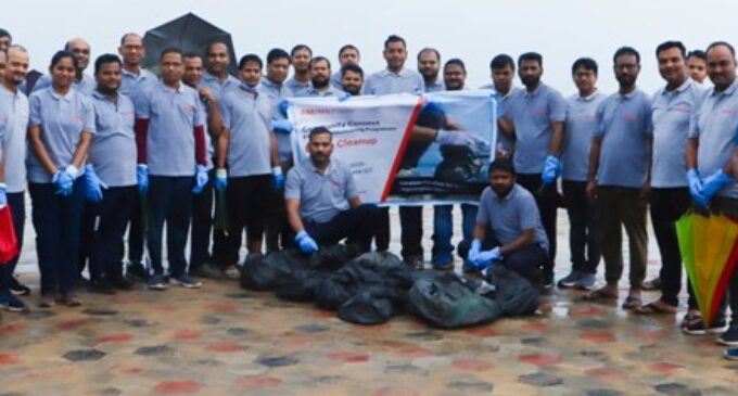 Sea beach cleaning drive at Paradeep by AM/NS Ports