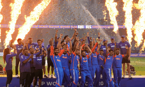 India not awarded Asia Cup trophy after their refusal to take it from Pak minister Naqvi, celebrate empty-handed on stage