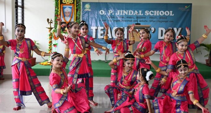 O.P. Jindal School, Angul Celebrates Teachers’ Day with Enthusiasm