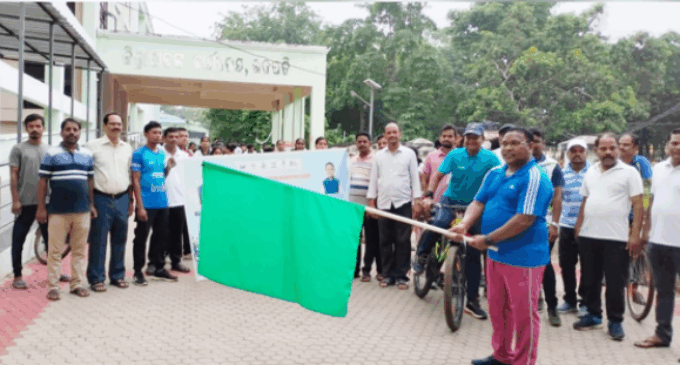 ଗଜପତି : ଜାତୀୟ କ୍ରୀଡ଼ା ଦିବସ ଅବସରରେ ସାଇକଲ ରାଲି ଅନୁଷ୍ଠିତ