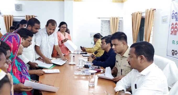 ବରୀ ବ୍ଲକ୍ କାର୍ଯ୍ୟାଳୟଠାରେ ଯୁଗ୍ମ ଜନ ଅଭିଯୋଗ ଶୁଣାଣି ଶିବିର