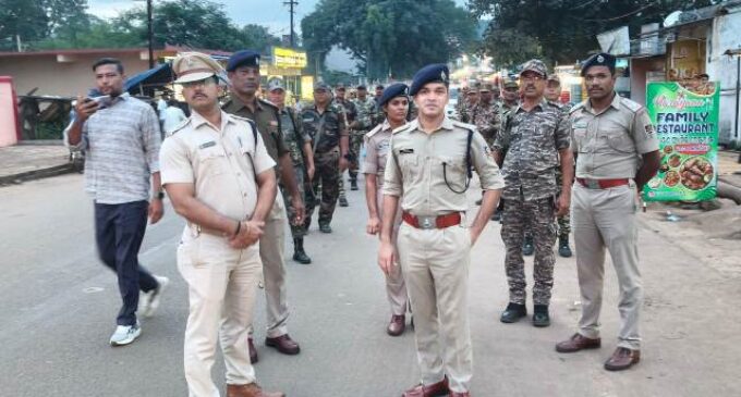 ବାଲିଗୁଡା : ପାର୍ବଣକୁ ନେଇ ପୁଲିସ ପକ୍ଷରୁ ଫ୍ଲାଗ ମାର୍ଚ୍ଚ