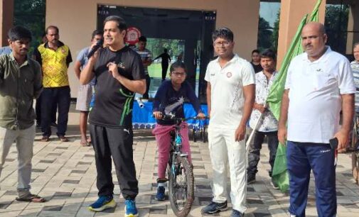 ଖୋର୍ଦ୍ଧାରୋଡ଼ ରେଳମଣ୍ଡଳ ପକ୍ଷରୁ ଇଣ୍ଡିଆ ସାଇକେଲିଂ ଅଭିଯାନ