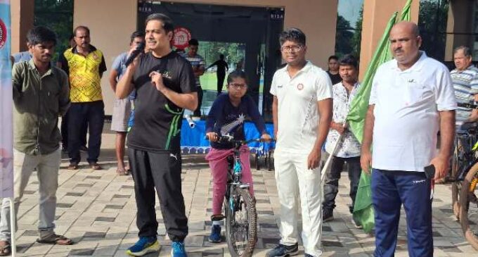 ଖୋର୍ଦ୍ଧାରୋଡ଼ ରେଳମଣ୍ଡଳ ପକ୍ଷରୁ ଇଣ୍ଡିଆ ସାଇକେଲିଂ ଅଭିଯାନ