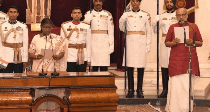 CP Radhakrishnan sworn in as India’s 15th Vice President