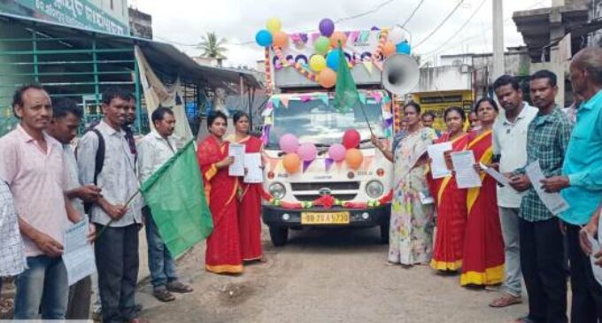 ଗଜପତି : ମାଣ୍ଡିଆ ଜାତୀୟ ଖାଦ୍ୟ ର ସ୍ୱାସ୍ଥ୍ୟ ଉପକାରିତାକୁ ନେଇ ସଚେତନତା ରଥର ଶୁଭାରମ୍ଭ