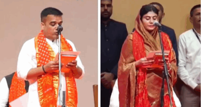 Gujarat Cabinet reshuffle: Harsh Sanghavi sworn in as Deputy CM; Jadeja’s wife Rivaba becomes minister