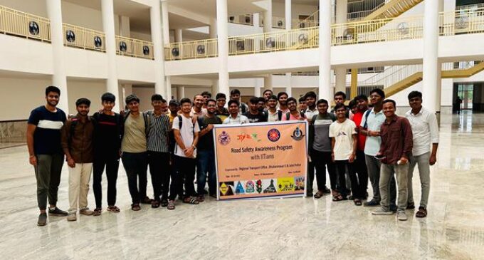 Road Safety Awareness Programme held at IIT Bhubaneswar