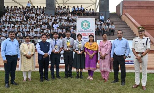 Cyber safety awareness programme held at O.P. Jindal School