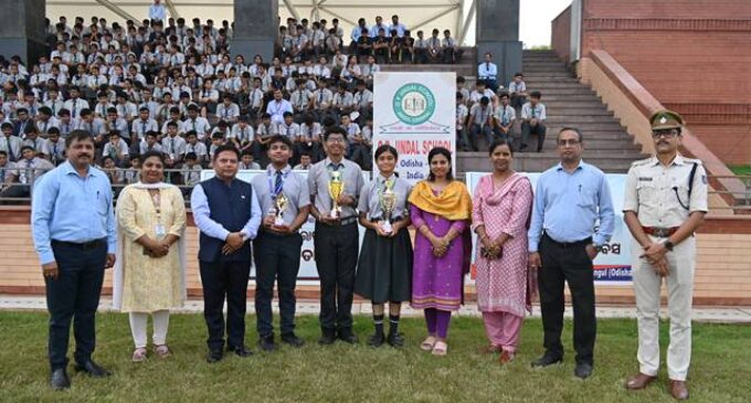 Cyber safety awareness programme held at O.P. Jindal School