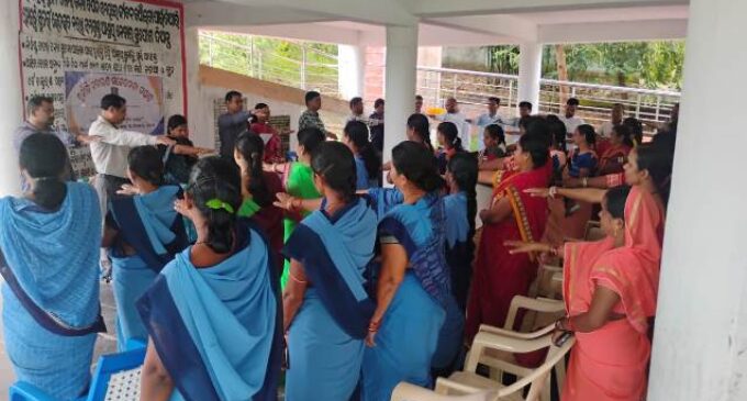 ହରଭଙ୍ଗା ପଂଚାୟତ ନିକଟସ୍ଥ ବନ୍ୟା ଆଶ୍ରୟ ସ୍ଥଳୀ ଠାରେ ଦୁର୍ନୀତି ନିବାରଣ ସପ୍ତାହ ପାଳିତ