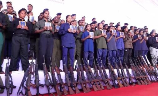 208 Maoist cadres surrender at a formal ceremony in Chhattisgarh’s Jagdalpur