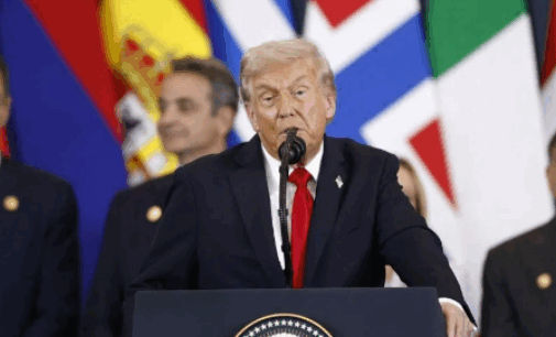 Trump praises ‘good friend’ Modi in Egypt, gestures to Shehbaz Sharif behind him