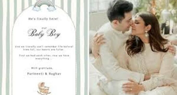 Parineeti Chopra, Raghav Chadha welcome baby boy: Arms full, hearts fuller
