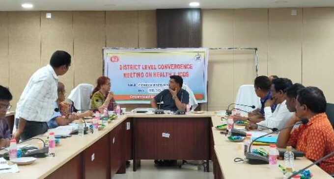 ଜ଼ିଲ୍ଲାପାଳ ଙ୍କ ସଦଭାବନା ସଭାଗୃହ ଠାରେ ସ୍ବାସ୍ଥ୍ୟ ଓ ଶିଶୁ ବିକାଶ ବିଭାଗର ମିଳିତ ଏକାଭିମୁଖୀ ବୈଠକ ଅନୁଷ୍ଠିତ