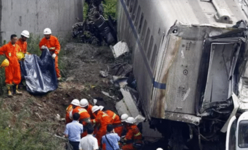 11 dead as test train hits workers in China’s worst rail accident in over a decade