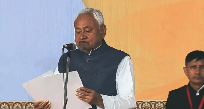 Bihar’s comeback king: Nitish Kumar takes oath as Bihar chief minister for a record 10th time