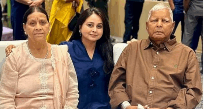 Dirty kidney, filthy abuses, slipper raised: Rohini Acharya on Yadav family feud