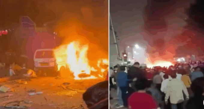 Explosion in car near Delhi’s Red Fort area; one dead, several injured