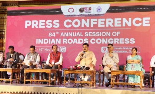 84th Indian Roads Congress Begins in Bhubaneswar