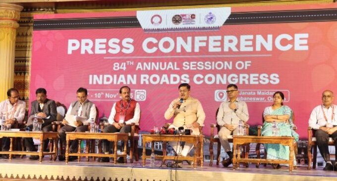84th Indian Roads Congress Begins in Bhubaneswar