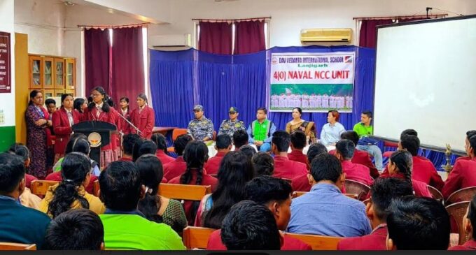 Vedanta Lanjigarh facilitates NCC induction at DAV Vedanta International School