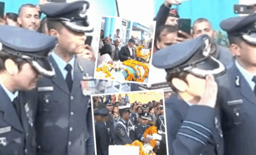 Wing Commander Afshan’s teary goodbye to husband Namansh Syal, killed in Tejas crash