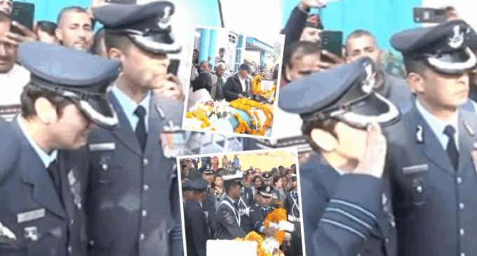 Wing Commander Afshan’s teary goodbye to husband Namansh Syal, killed in Tejas crash