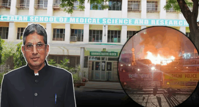 Delhi blast: Faridabad module probe extends to Mhow, police trace past of Al-Falah University founder