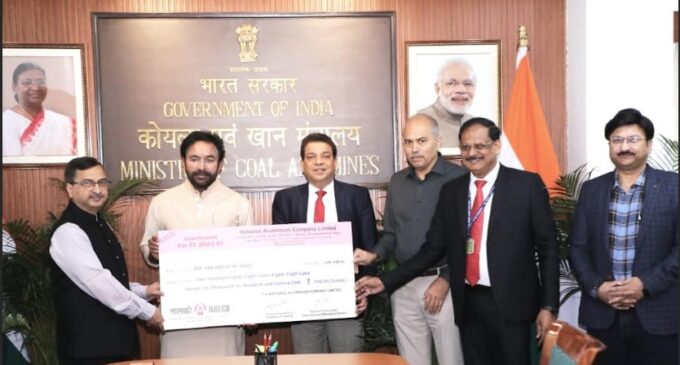 NALCO pays Rs. 988.88 crore as dividend to Government of India for FY 2024-25