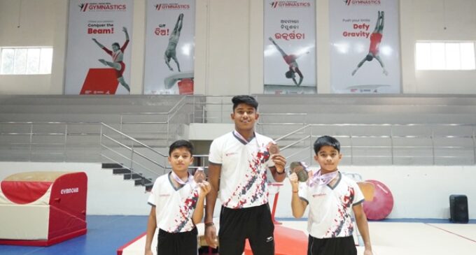 Odisha AM/NS India HPC Athletes Excel in Sub Junior Artistic Gymnastics National Championship