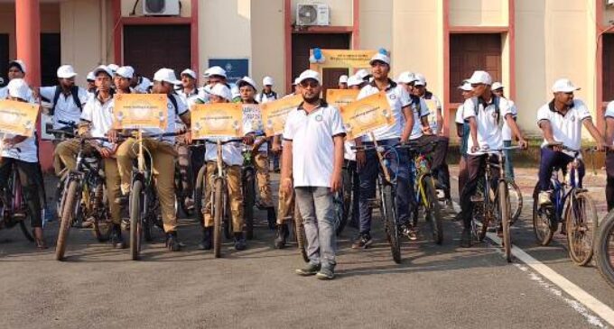 ସାଇବର ସଚେତନତା ପାଇଁ ସାଇକ୍ଲୋଥନ-ଖୋର୍ଦ୍ଧା ଜିଲ୍ଲା ପୁଲିସ ଦ୍ଵାରା ଆୟୋଜିତ