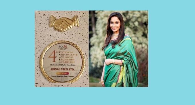 Jindal Steel wins Bengal Chambers of Commerce & Industry Award for CSR in Healthcare