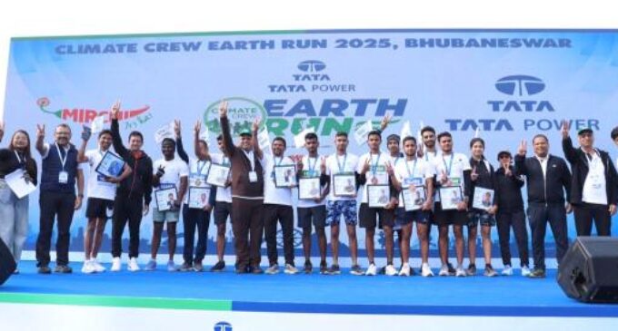Tata Power Climate Crew Earth Run brings together over 4,000 citizens to run for a greener planet in Bhubaneswar