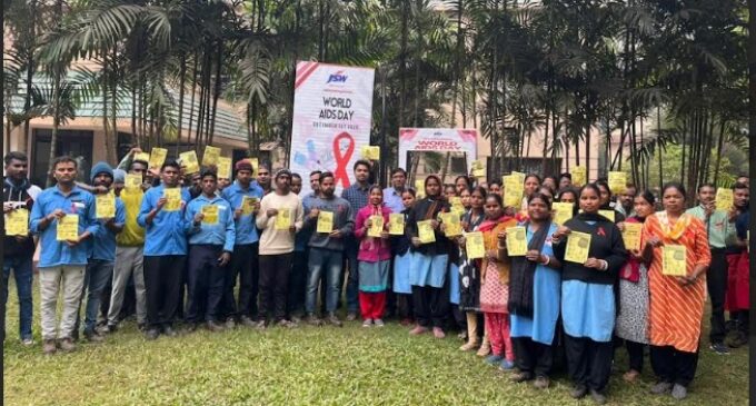 Noble Mission: JSW Steel-Odisha observes World AIDS Day