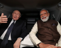 Russian President, Modi arrive at PM’s Lok Kalyan Marg residence for private dinner
