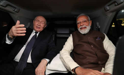 Russian President, Modi arrive at PM’s Lok Kalyan Marg residence for private dinner