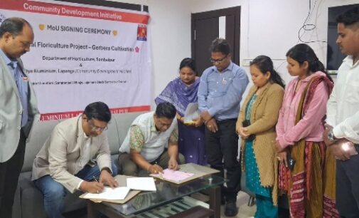Aditya Aluminium, Lapanga Signs MoU with Department of Horticulture for Special Floriculture Project