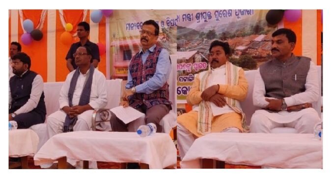 Odisha revenue minister Suresh Pujari visits Kotia, asserts state’s firm grip on  border villages