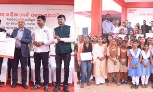 AM/NS India awards Beti Padhao Scholarships to 143 students of Paradeep