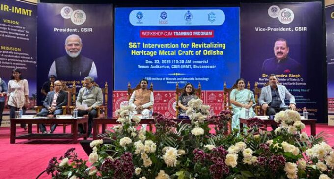 CSIR-IMMT Conducts Workshop on Revitalising Odisha’s Heritage Metal Craft