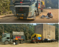 ଟିଟିଲାଗଡ ରାସ୍ତା ରେ ଆସୁଛି ବିରାଟ କଣ୍ଟେନର,କାହାର କେତେ ଭାଗ